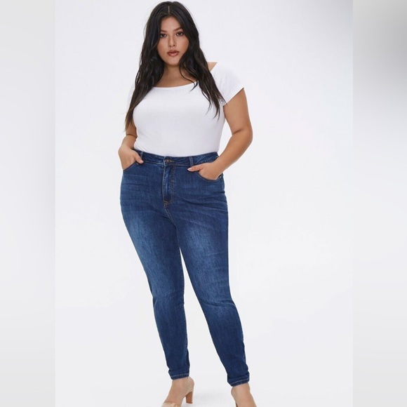 Plus Size High-Rise Skinny Jeans 👖 - Picture 1 of 13